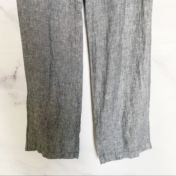 SOLD Athleta Heathered Gray Linen Pants - Picture 4 of 11